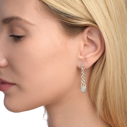 The Lady’s Earrings White Gold