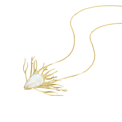 Mysterious Forest Necklace Yellow Gold